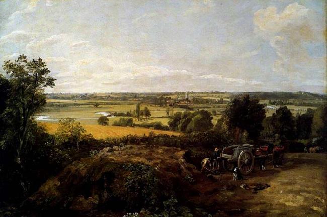 John Constable The Stour-Valley with the Church of Dedham Germany oil painting art